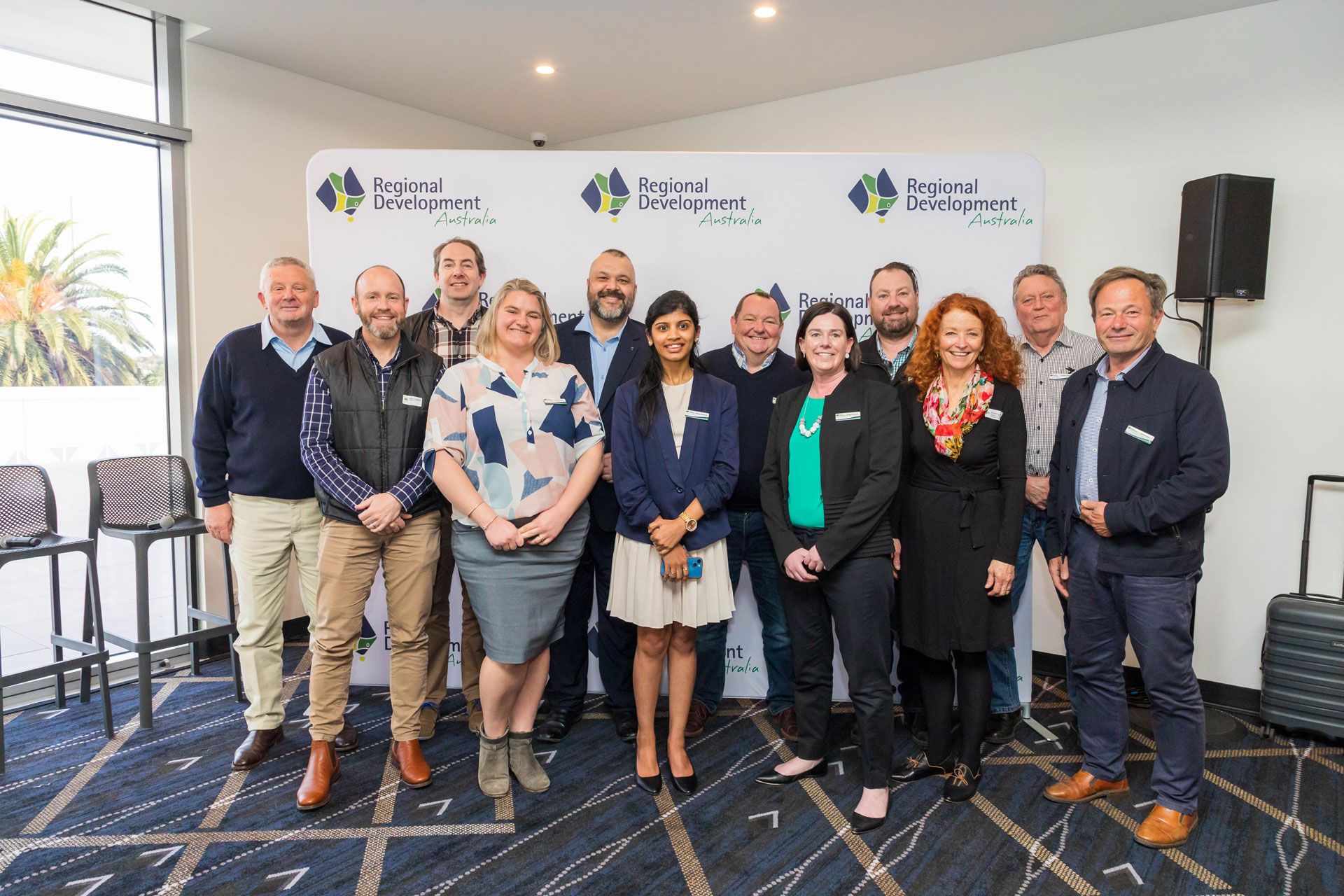 Staff and board members of Regional Development Australia Barossa Gawler Light Adelaide Plains at the RDASA Summit in 2022.