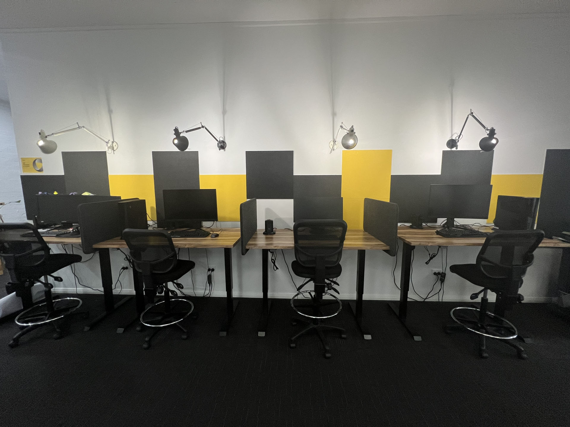Standing desks at Barossa Regional University Campus