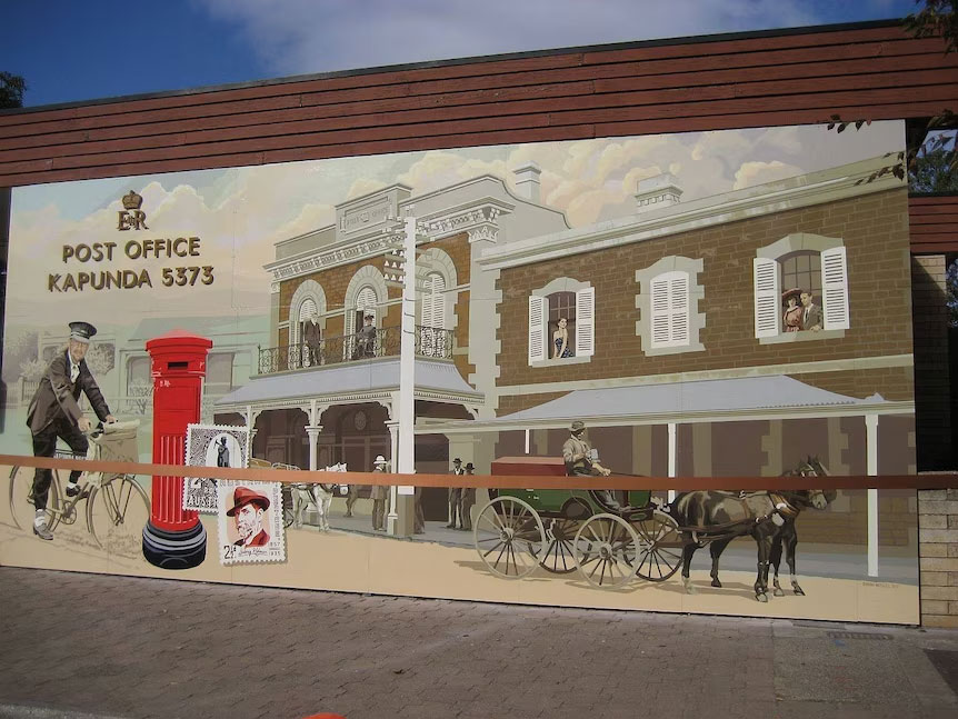 Kapunda post office mural