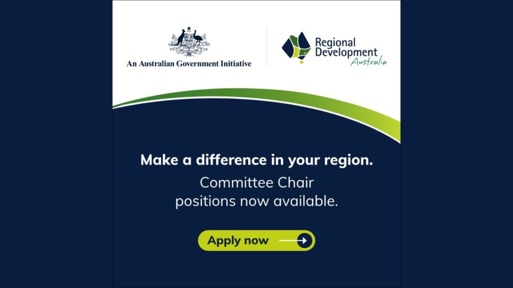 Make a difference to your region. Committee Chair positions now available.