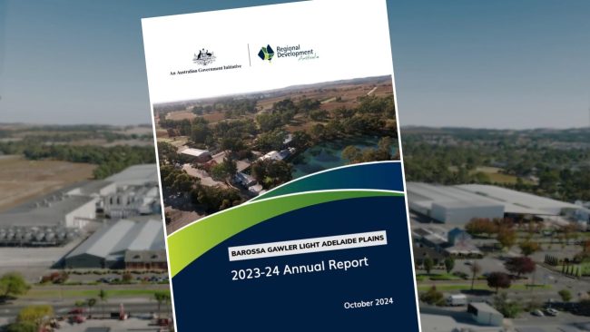 Regional Development Australia Barossa Gawler Light Adelaide Plains Annaul Report 2023-2024
