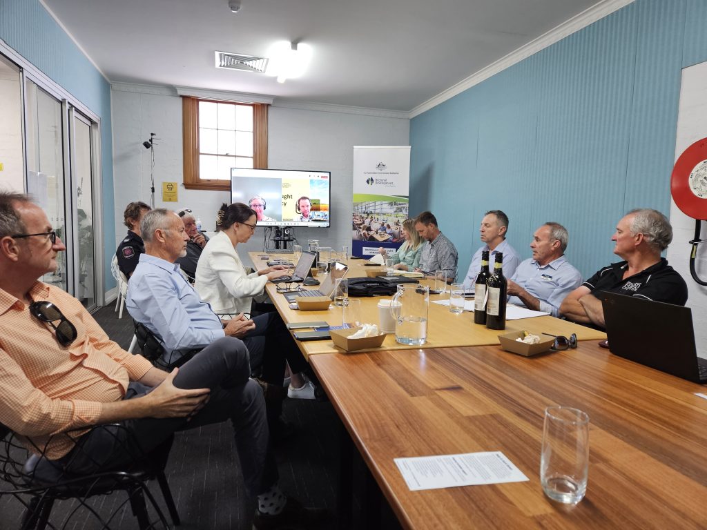 Dry Conditions Round Table at the Barossa Regional University Campus.