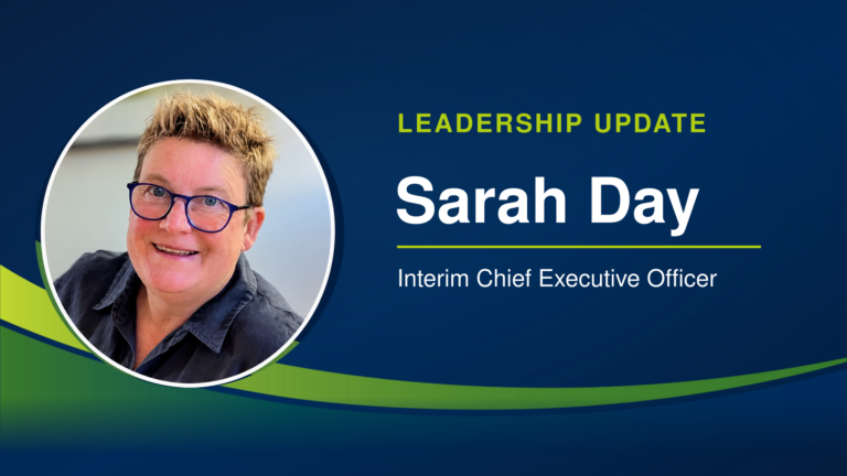 Leadership transition - Sarah Day