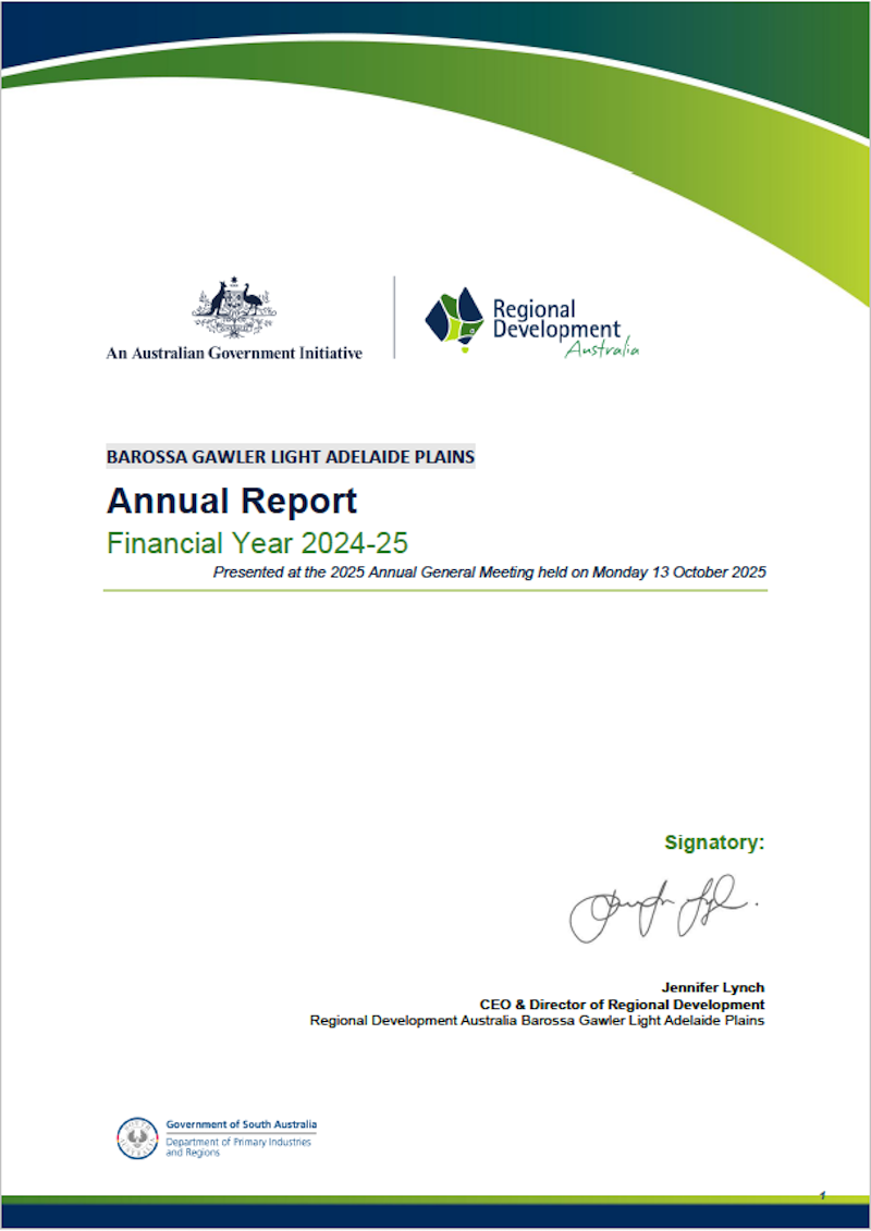 RDA BGLAP Annual Report 2025 cover RDA BGLAP Annual Report 2025 cover