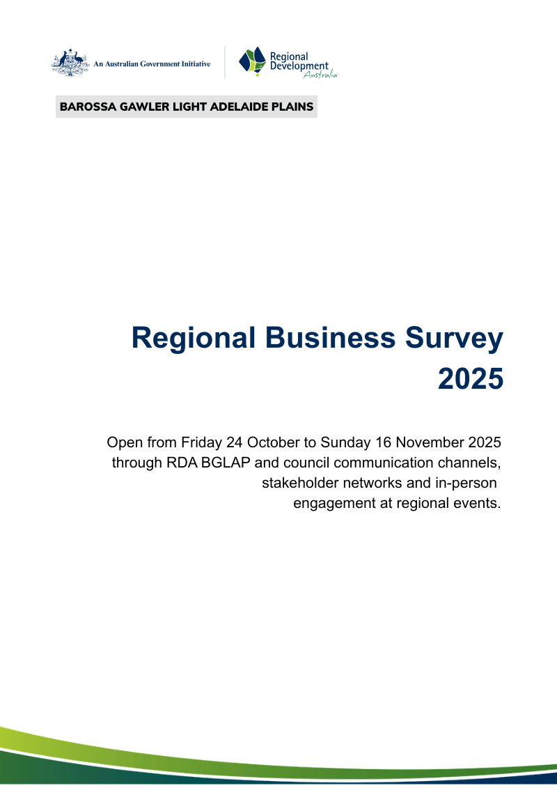 Regional Business Survey cover (800 x 1131 px) Regional Business Survey cover